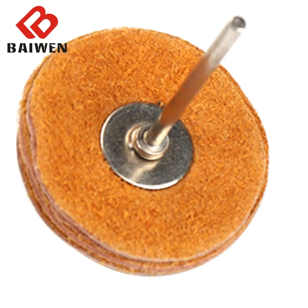 1/2Pcs 38Mm เครื่องประดับโลหะแผ่นขัด Buffing ล้อขนสัตว์ Felt Polisher Disc Pad สำหรับ Power เครื่องมือโรตารี่
