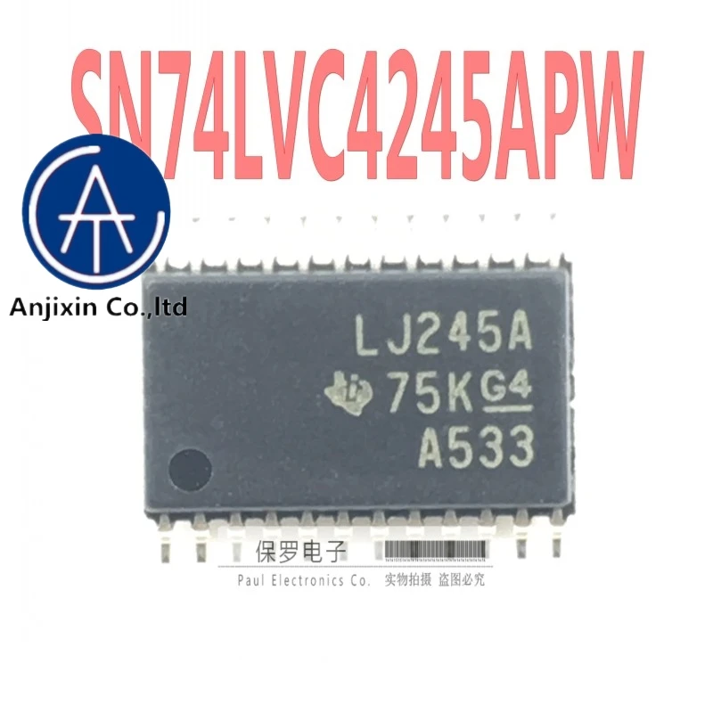 10pcs 100% orginal and new level shifter SN74LVC4245APWR silk screen LJ245A TSSOP-24 in stock