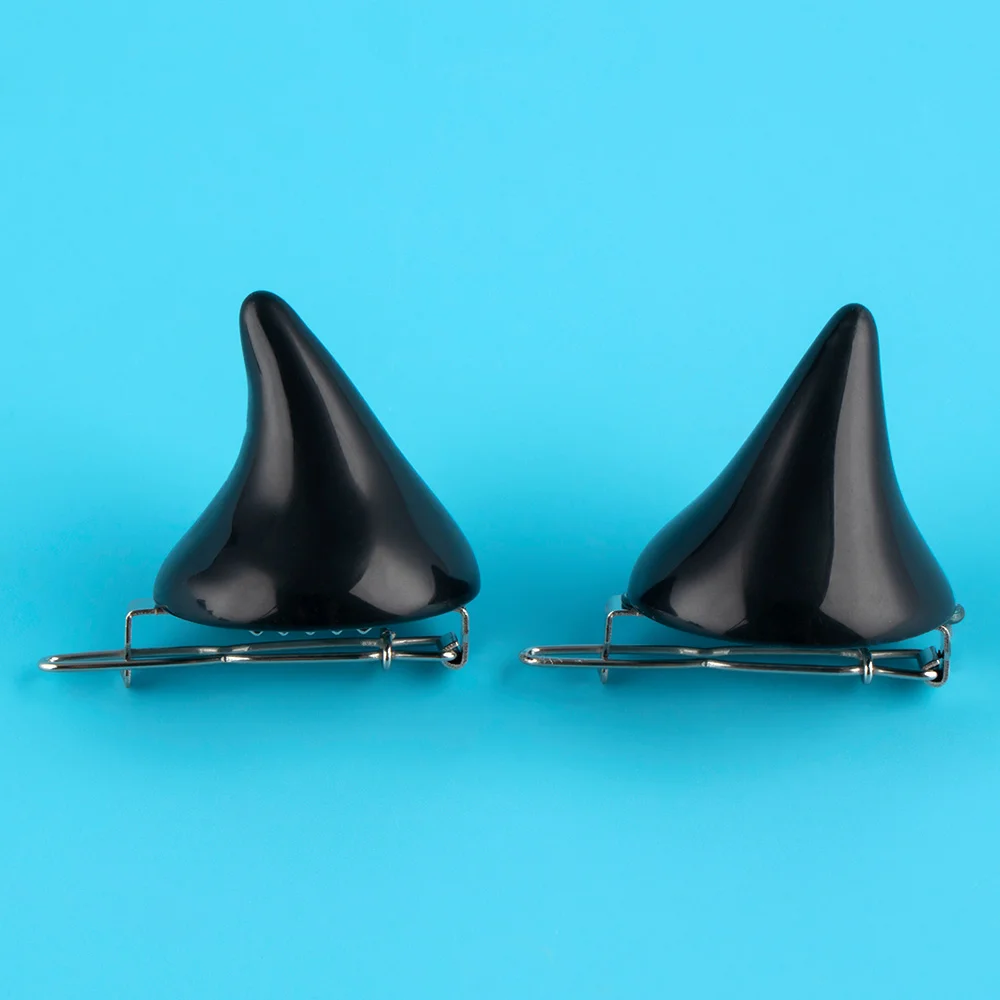 1 Pair Small Demon OX Horn Hairpins Gothic Party Cosplay Costume Hairpins Costume Horn Halloween Cute Hair Accessories Clip