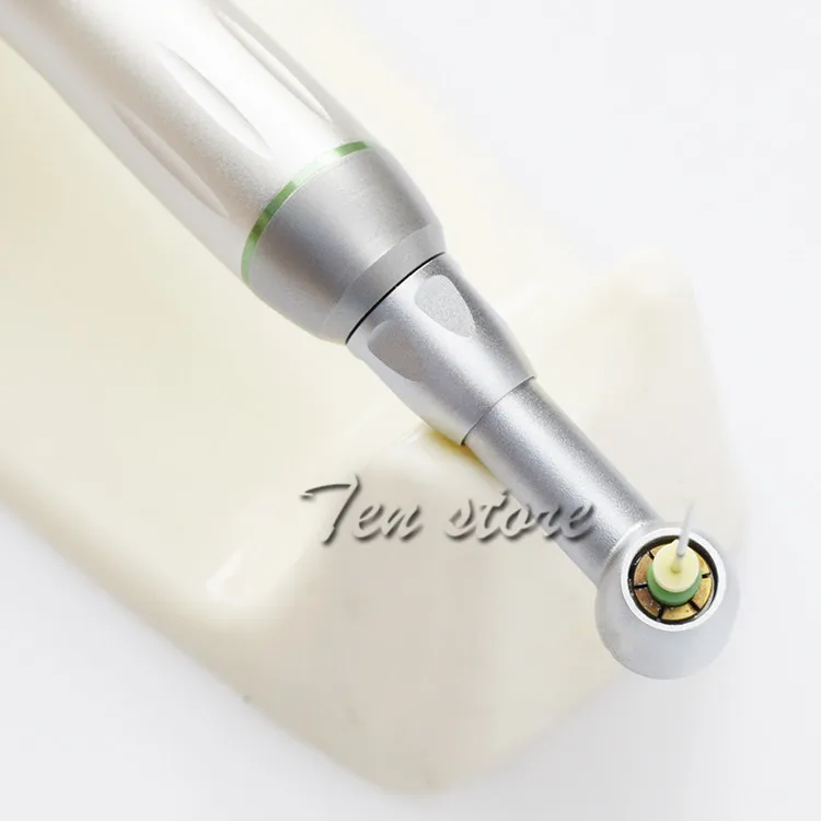 1pcs Low Speed Dental Handpiece Counter Angle Hand Push Button Botton 10: 1 Dental Handpiece