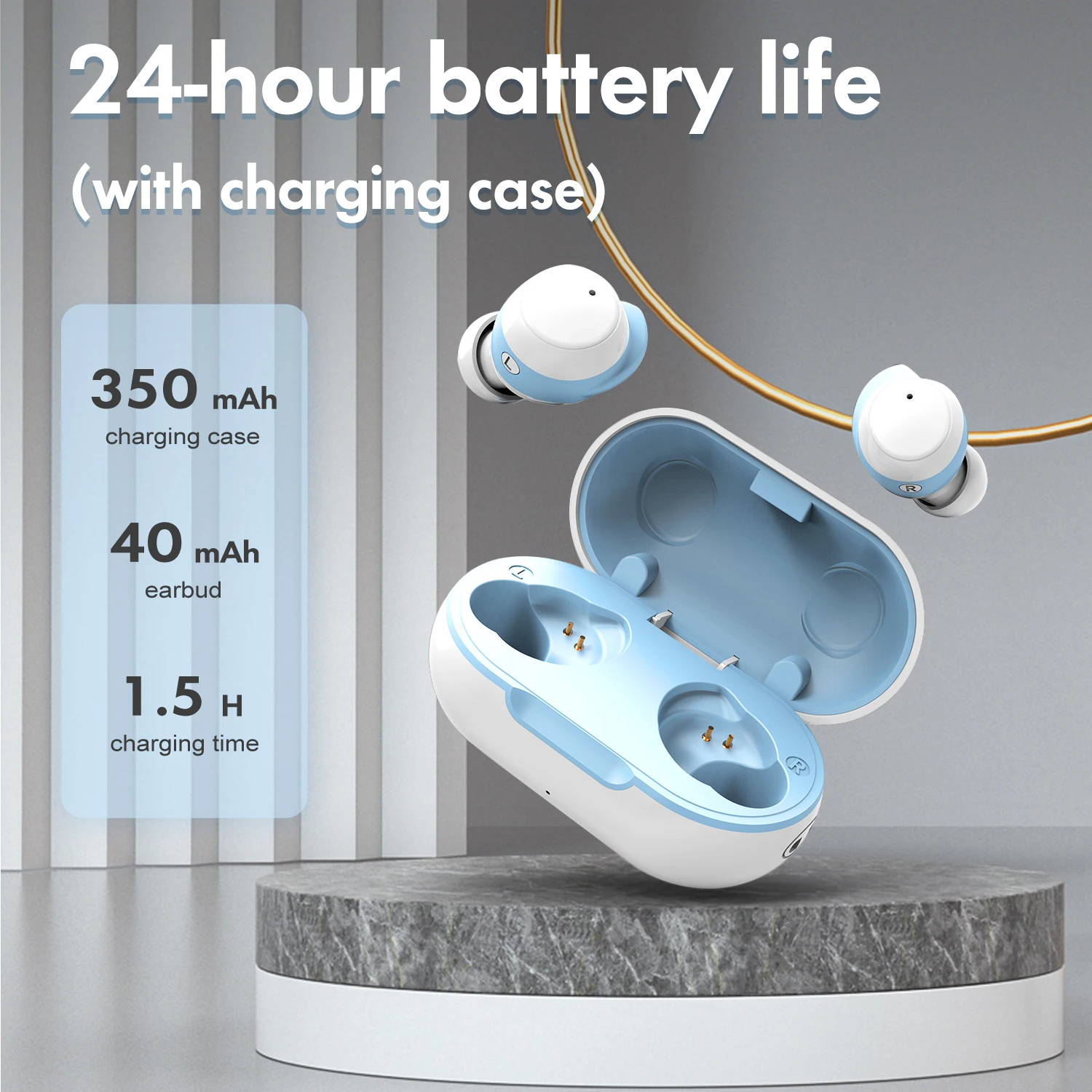 Xdobo tws 22 bluetooth sem fio verdadeiro estéreo fones de ouvido de alta fidelidade controle de toque mini in-ear esportes 24h playtime com microfone duplo