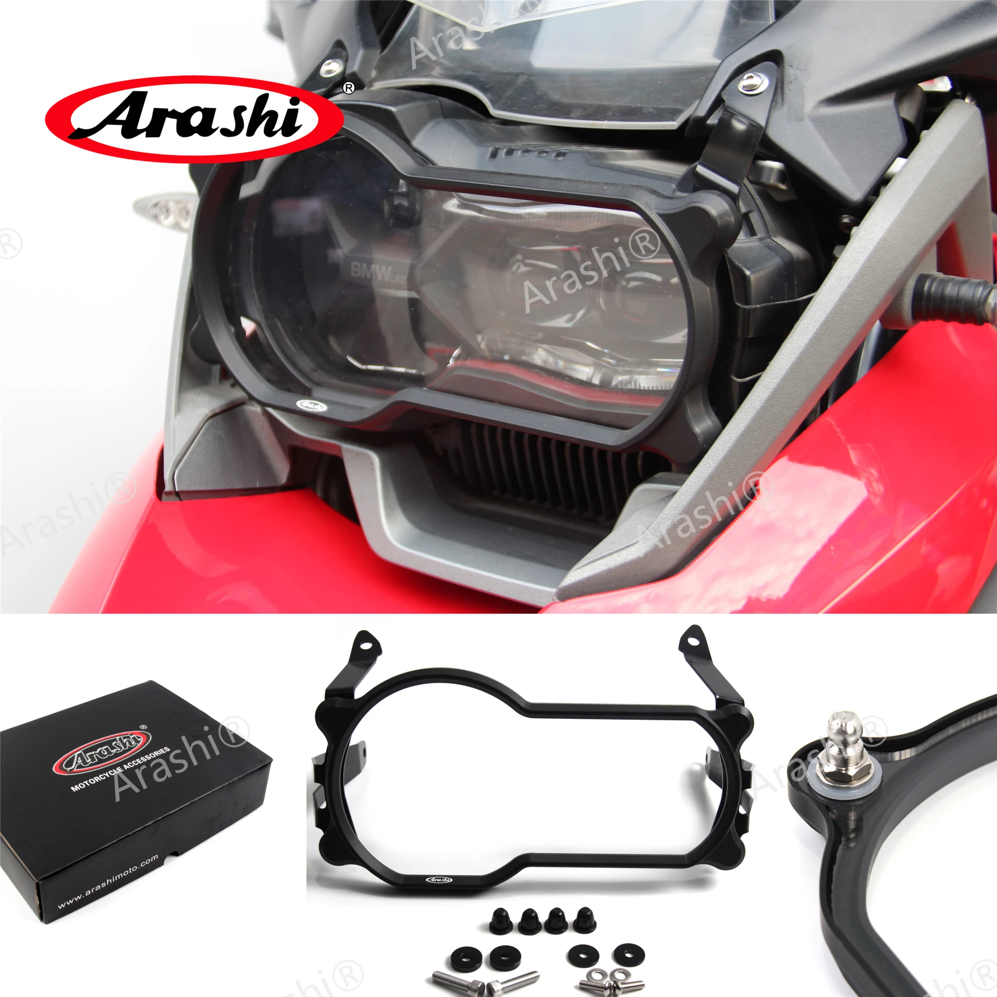 

Motorcycle CNC Headlight Cover Protector Grille For BMW R1200GS GS1200 GSA1250 F650GS F700GS F800GS R1250GS ADV Motor Head Light