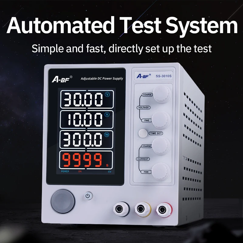 A-BF DC Regulated Power Supply Unit Bench Laboratory Power Feeding Lab Adjustable Current Voltage Electric Switching 30V 60V 10A