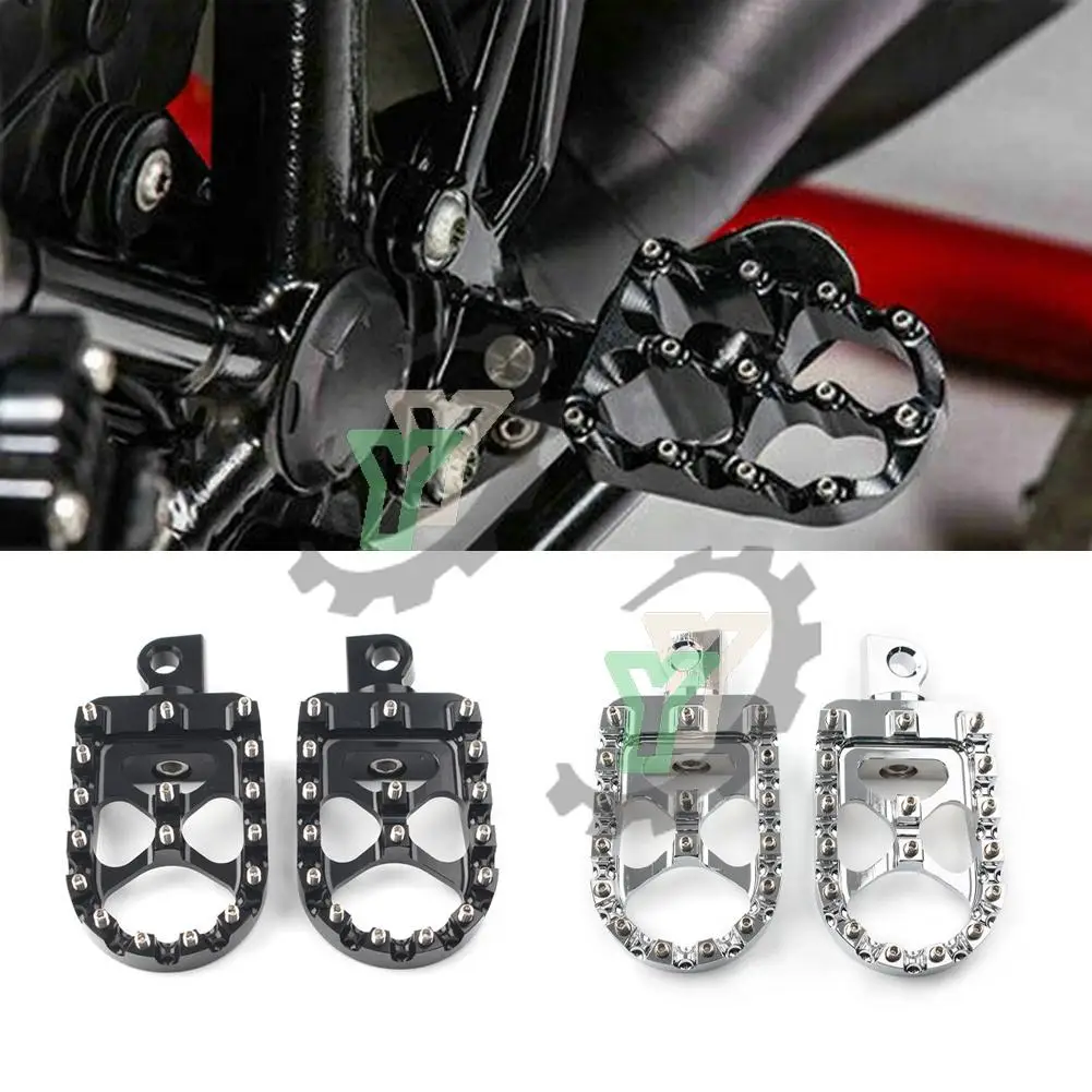 For Harley Davidson Dyna Sportster Iron 883 1200 XL883 XL1200 Fatboy Bobber Floor Board Flying Knuckle Footrests Foot Pegs Pedal