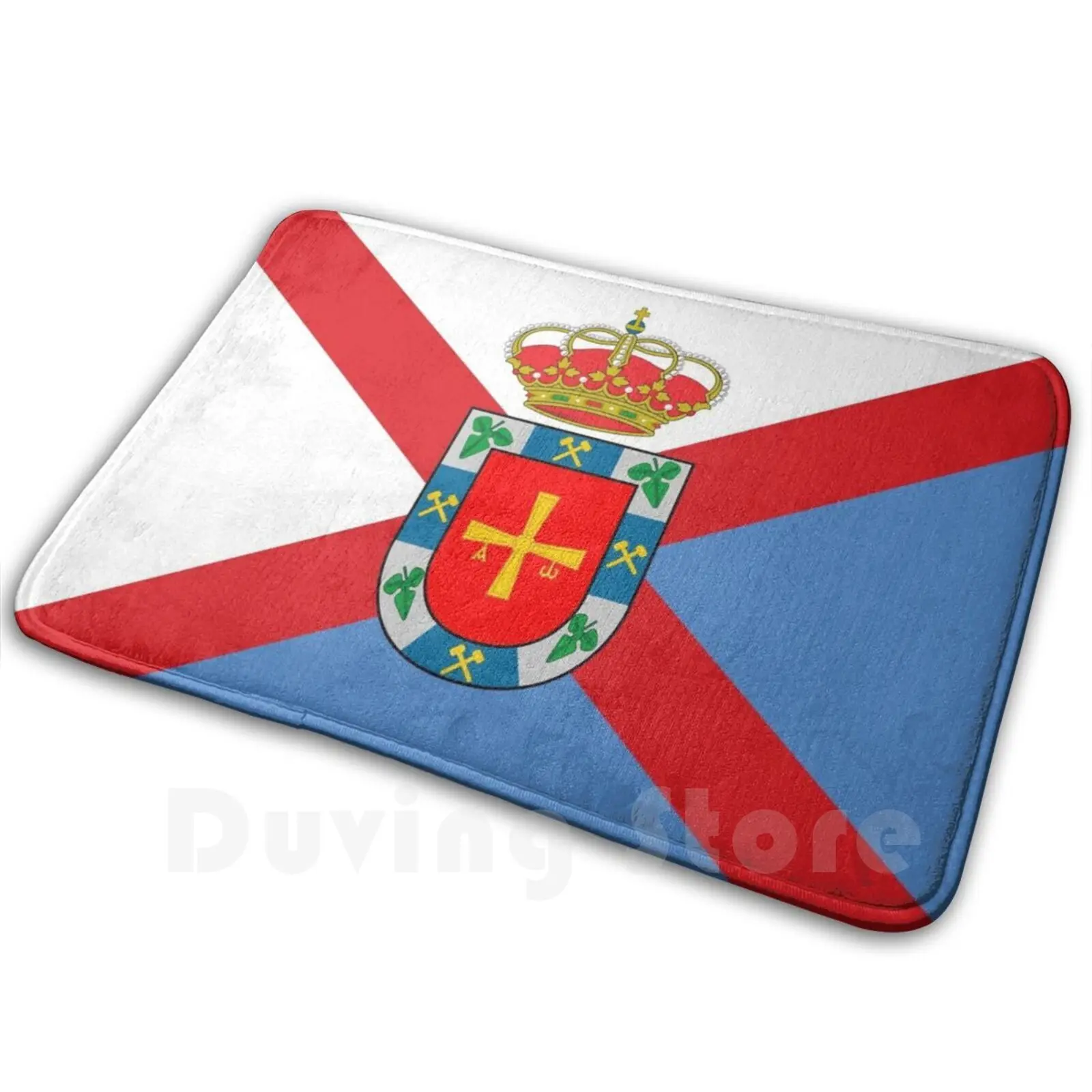 Flag Of El Bierzo ( Castilla Y León ) Carpet Mat Rug Cushion Soft Non-Slip Flag O Bierzo Ponferrada Bembibre Villafranca