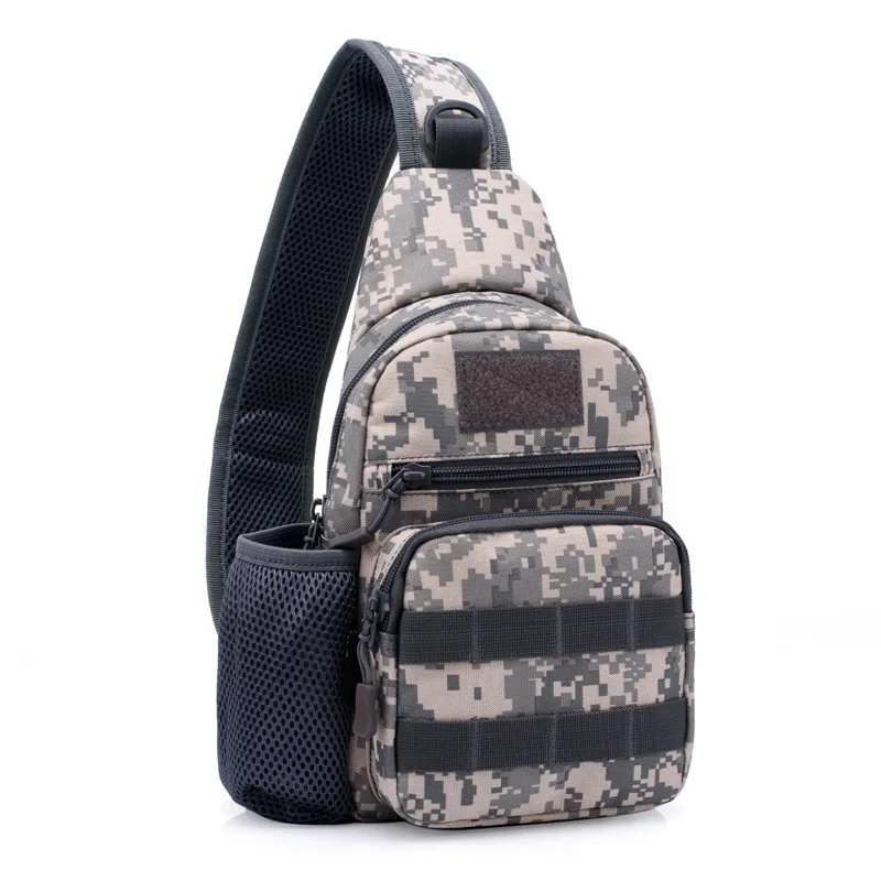 Sac messager de sport chaud 600D Camouflage bouilloire sac de poitrine tactique en plein air hommes femmes Camping tir loisirs épaule Torba de