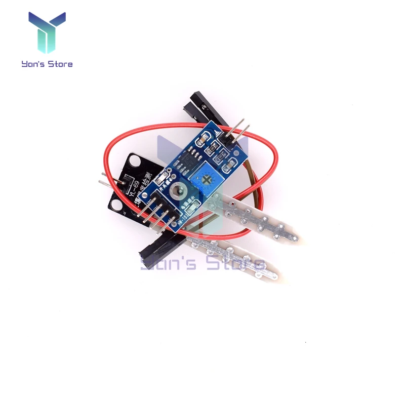 Soil Hygrometer Humidity Detection Module Test Ground Moisture Water Sensor Board DIY Kit for Arduino with Detector Dupont Cable