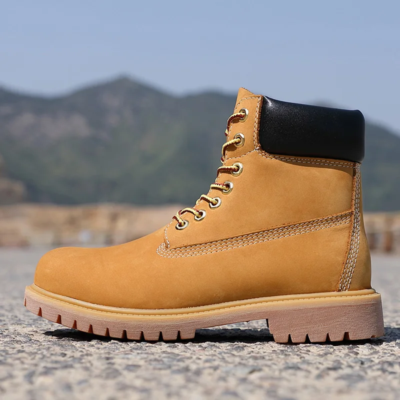 

Мужские ботинки с ревеневым узором, теплые модные повседневные ботинки в Корейском стиле, в британском стиле, Осень-зима