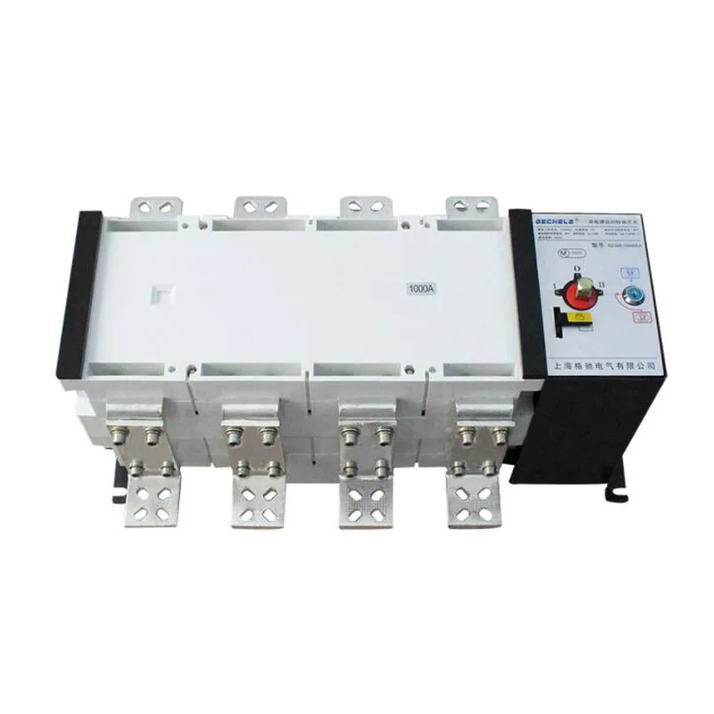 ATS dual power automatic transfer switch 4P 1000A dual power transfer switch three-phase four-wire 400V PC class