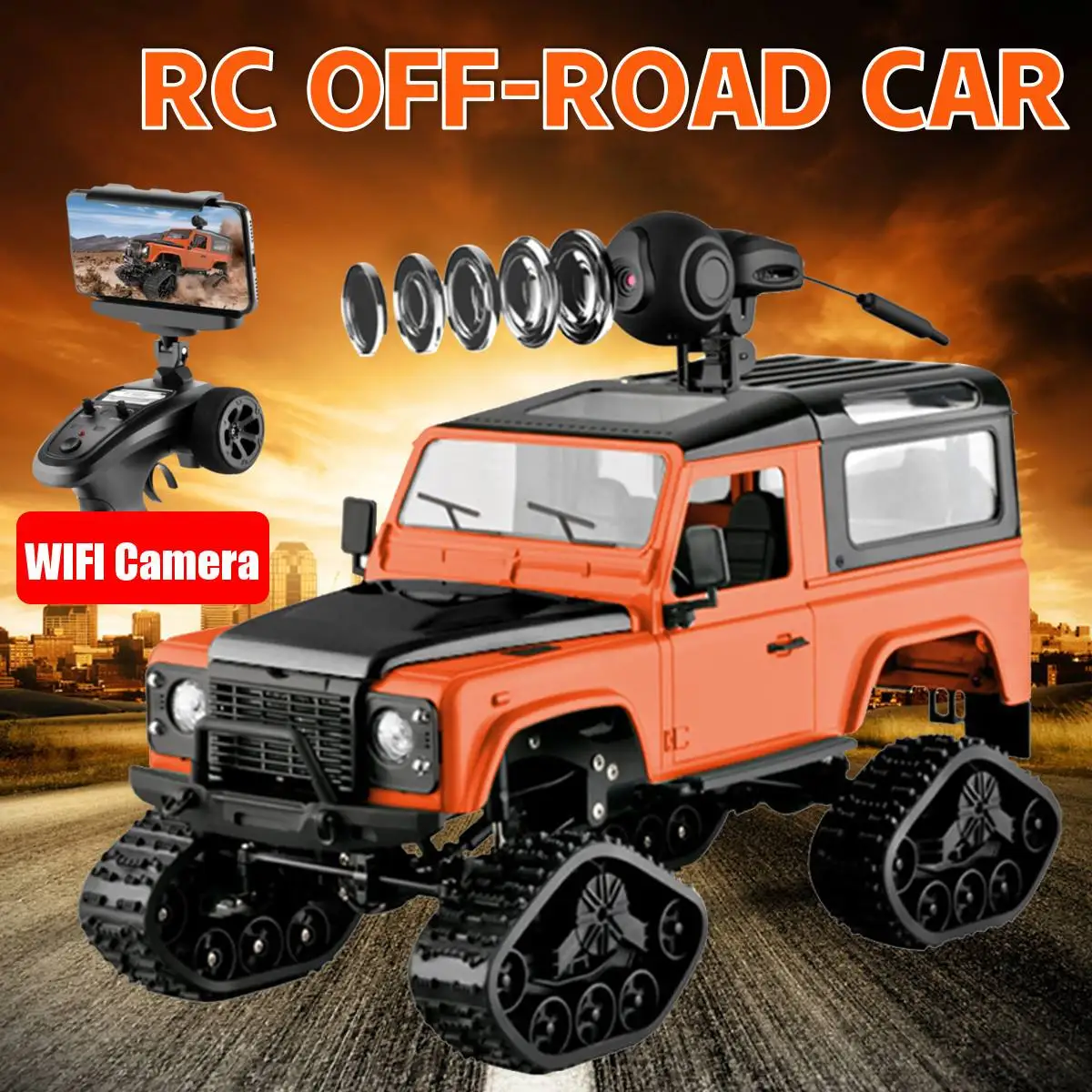 Fy003-1 Fpv Wifi Rtr 1/16 2.4g 4wd Full Proportional Remote Control Rc Car Vehicles Models Off-road Truck Kids Toys