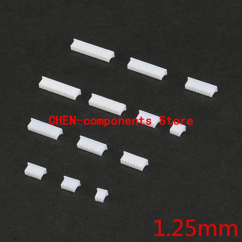 10 Stuks Plastic Shell 1.25Mm Toonhoogte Connector Connector 2P3P4P5P6P7P8P9P10P--11P