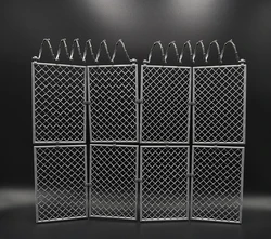 IN STOCK 1/12 Scale Fence Roadblock Prison Grid Fence Plastic Model for 2.5-12 Inch Action Figure Doll Toy DIY Accessories