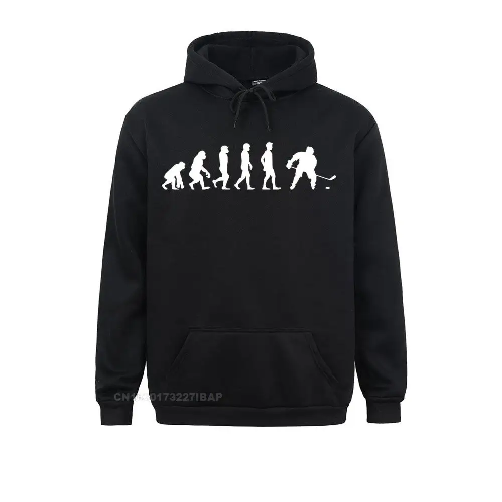 Ice Hockey Player Evolution Hockey Gift Pullover Hoodie VALENTINE DAY Hoodies Long Sleeve Printed Hoods 2021 Fitness Sweatshirts