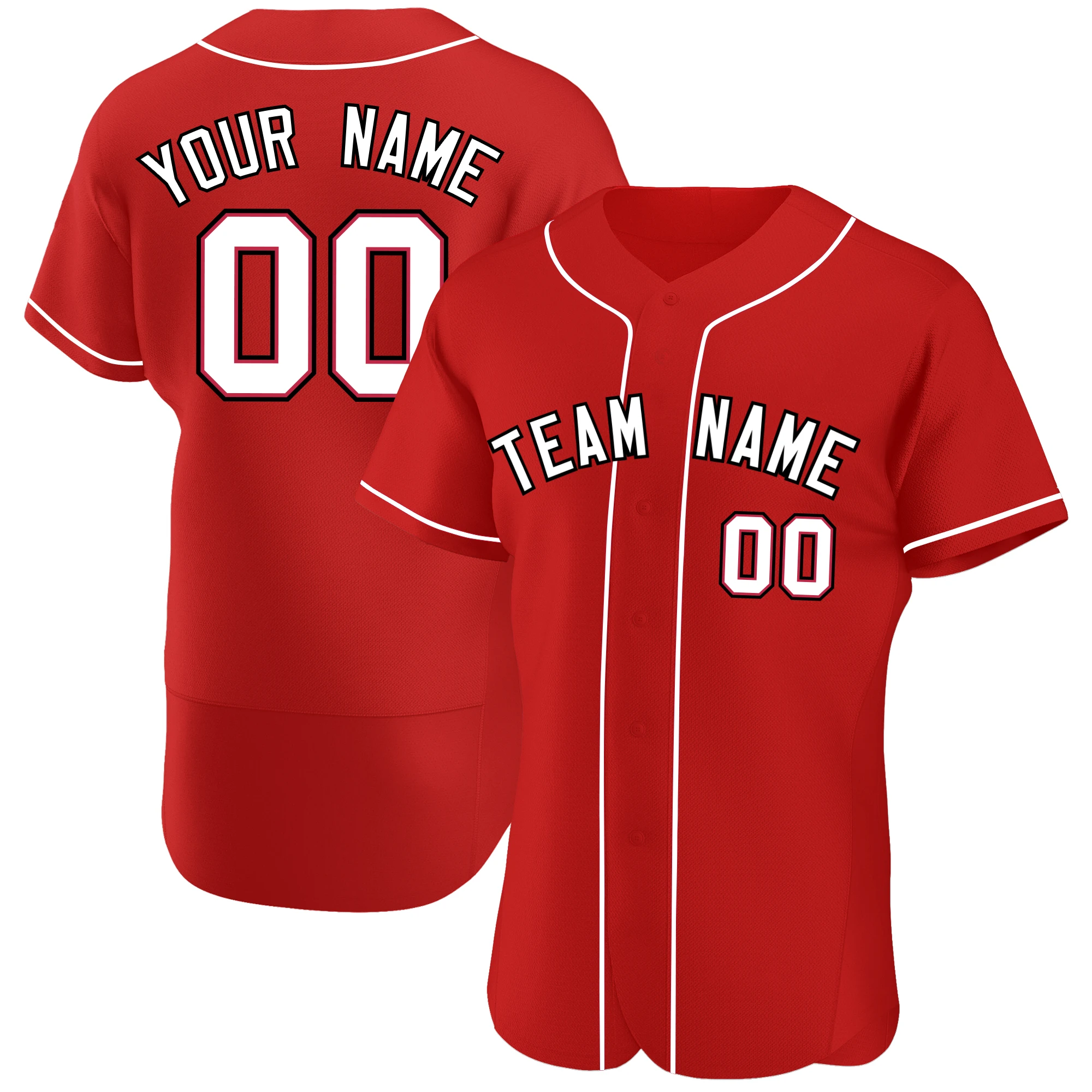 

Wholesale Custom Baseball Jersey Team Name/Number Full Sublimate Game Practice Stretch Soft Shirt for Men/Women/Youth