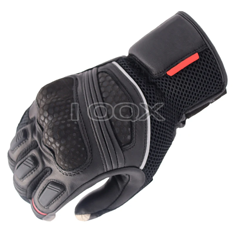 

NEW Leather Black Motorbike Gants Moto Off Road Racing Gloves For Men