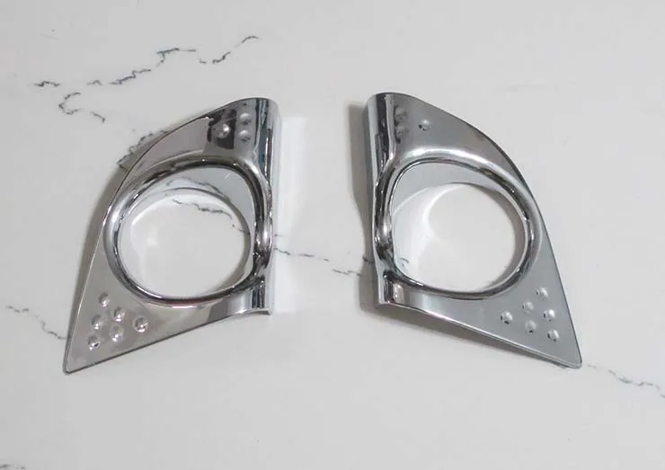 Chrome ABS Front Fog Light Cover Trim For 2009-2010 Acura TSX Sedan 2PCS