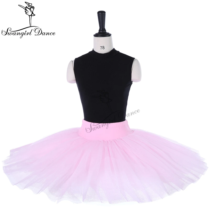 high quality adult&child cinnamon Half Ballet Tutu,peach color half ballet tutu for girls,ballet dress for childrenBT8923