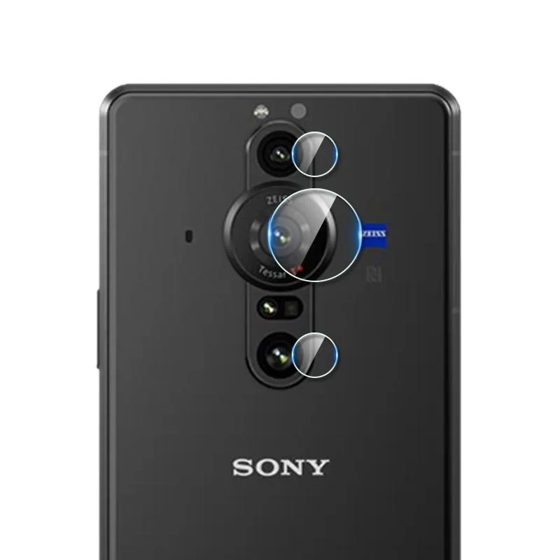 Dla Sony Xperia pro-i Pro I 1 pełna pokrywa wyczyść Ultra Slim powrót aparat osłona obiektywu miękkie szkło hartowane osłona ochronna