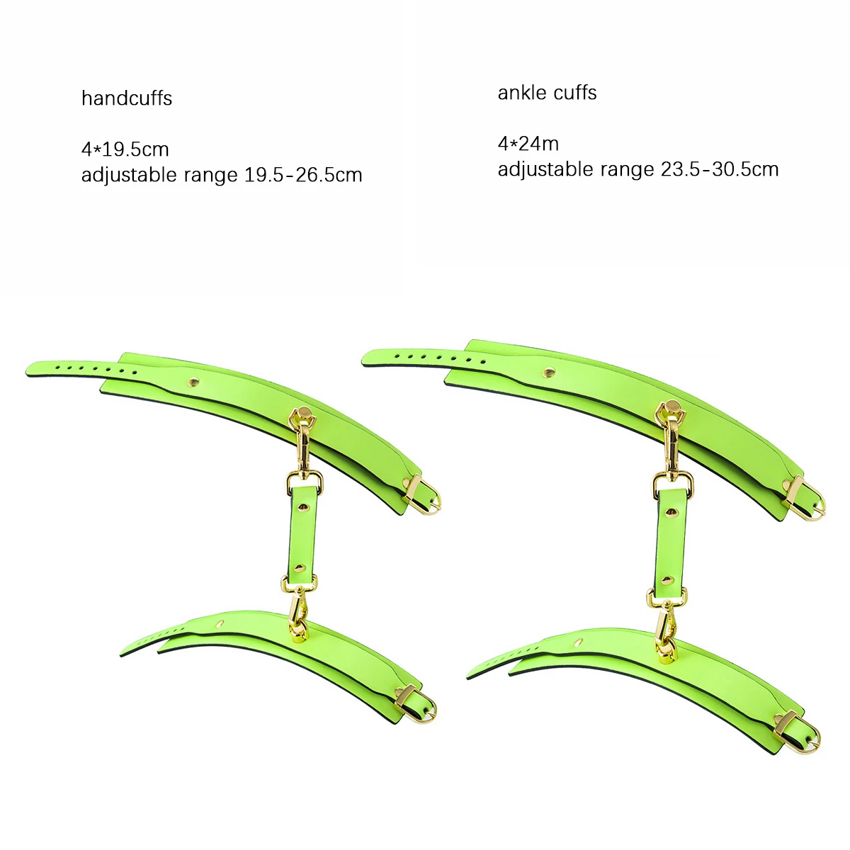 ثيرري 3 قطعة من ألعاب الجنس المثيرة المضيئة للأزواج لعبة الكبار BDSM مجموعة عبودية أصفاد للكاحل وطوق لعبة الوثن