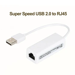 Fast Speed USB 2.0 To Ethernet Lan RJ45 Network Adapter Card Adapter For PC Desktop Laptop Computer LAN Adapter