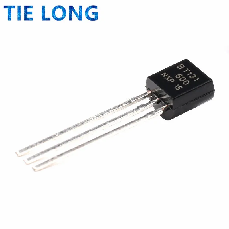 100pcs/lot BT131-600 TO92 TO-92 600V/1A BT131 Triac New Original IC Chipset In Stock