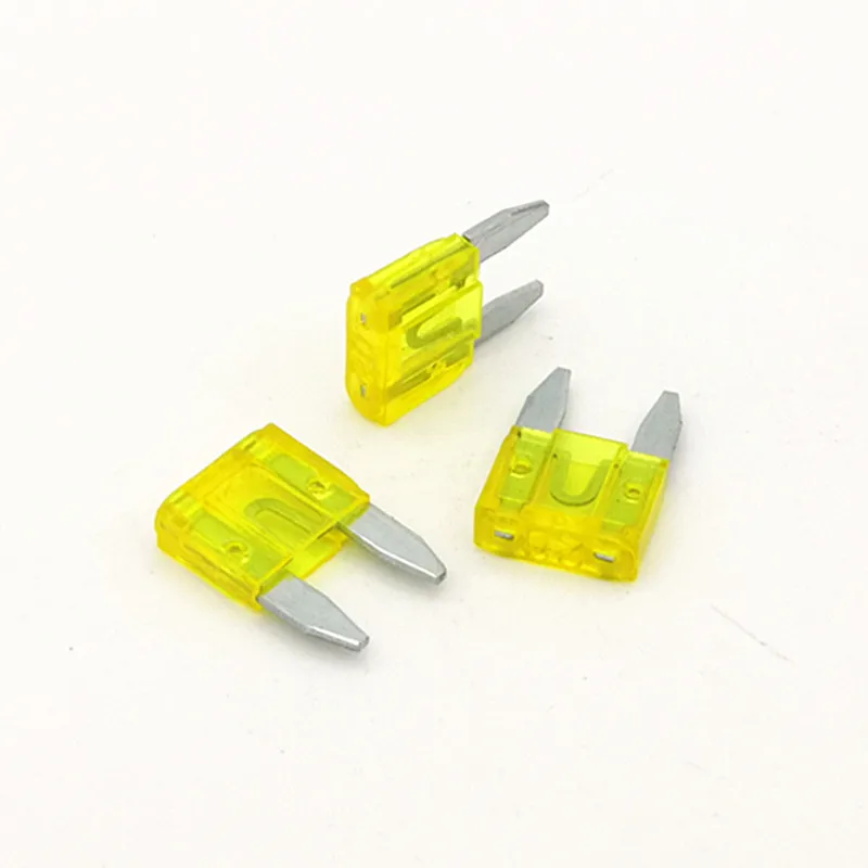 (100 pcs/lot)20A  Car Vehicle Auto Mini blade ATO Fuse, 20 Amp, Automotive Fuse.