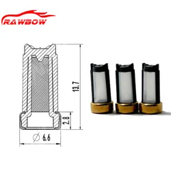 20 pcs IWP041 IWP064 IWP127 Fuel Injector Micro Filter 13.7*2.8*6.6mm 11012 For Ford Fiesta Renault Nissan