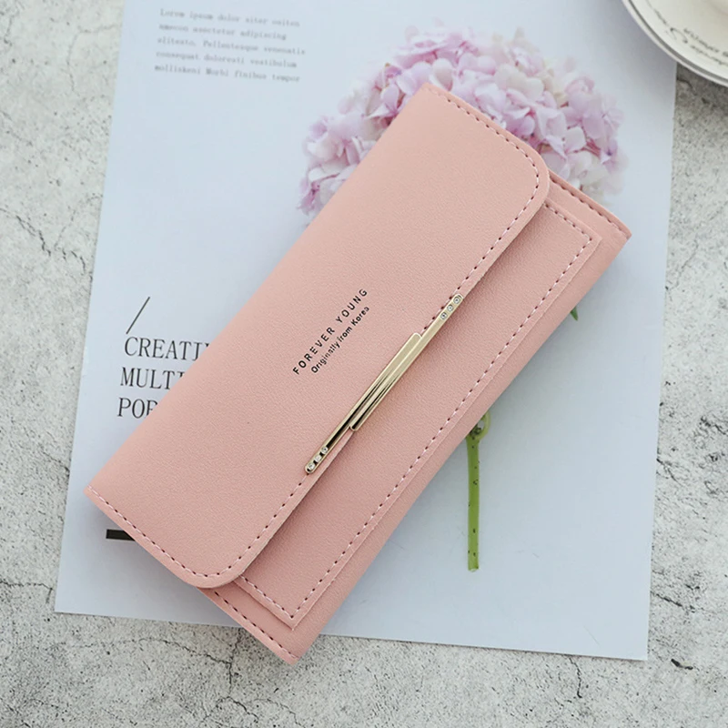 2022 Fashion Wallet Women's Purse Wallet Card Holder Female Clutch Long Purse Multi-card Holder Luxury Designer Lady Coin Purses