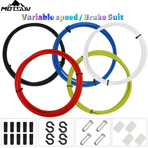 VXM Bicycle Basic Brake/Shift Cable&Housing Group SetsFor MTB Road Bike Shift Gear Derailleur/Brake kits Wire Tube Line Hose