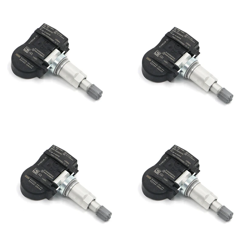 

4pcs Tire Pressure Sensor 52933-3N100 529333N100 529332M650 TPMS Valve Wheel Pressure Monitor System For Kia For Hyun-dai