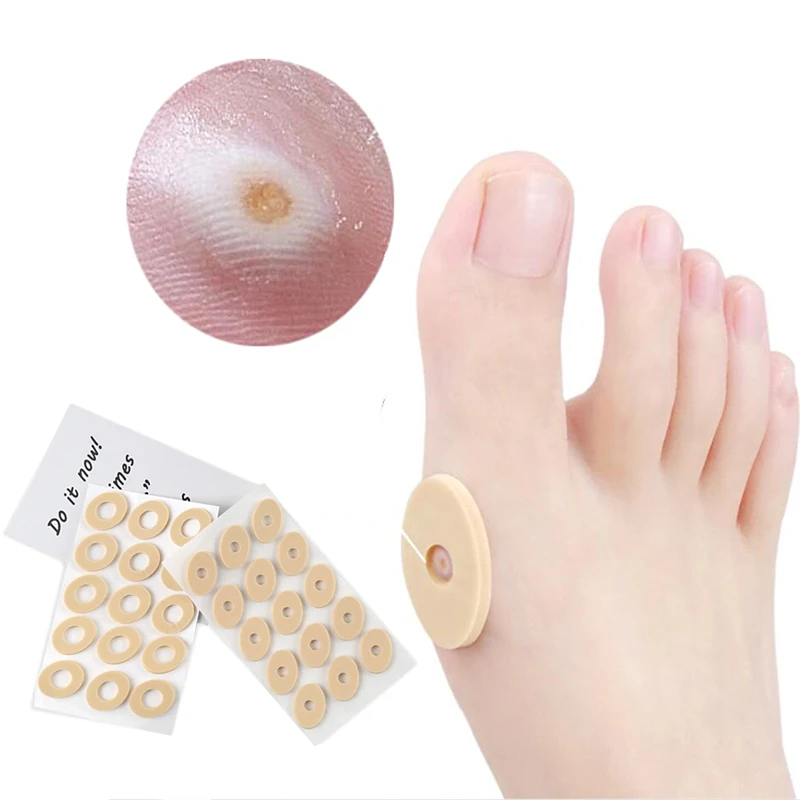 15PCS/Sheet Callus Cushions Shoes Heel Pad Foam Round Toe Foot Corn Bunion Protectors Pads Corn Patch Warts Thorn Treatments