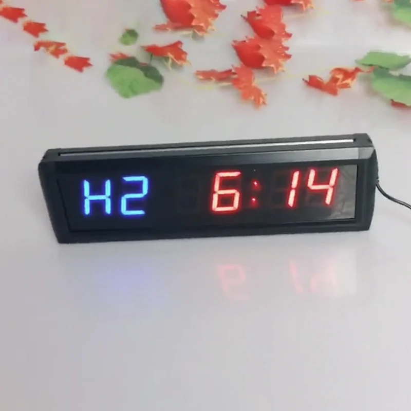 [Ganxin]1.8 Inch Gym Crossfit Timer LED Interval Timer Training Time And Rest Time Alternate Countdown