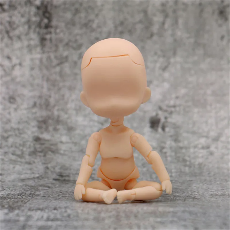 12ซม.Action Figureของเล่นอะนิเมะเคลื่อนย้ายJointedตุ๊กตาBjd Nude Ob11ตุ๊กตาเด็กรุ่นMannequin Art Sketchวาดตัวเลข