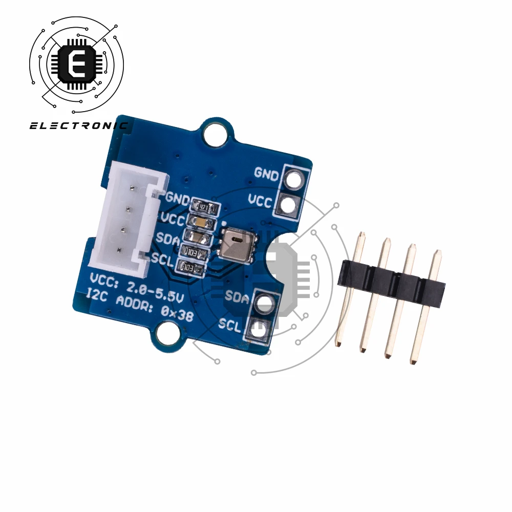 

AHT20 I2C Temperature and Humidity Sensor Module DC 2.0-5.5V, Fast Response Speed, Strong Anti-interference Ability