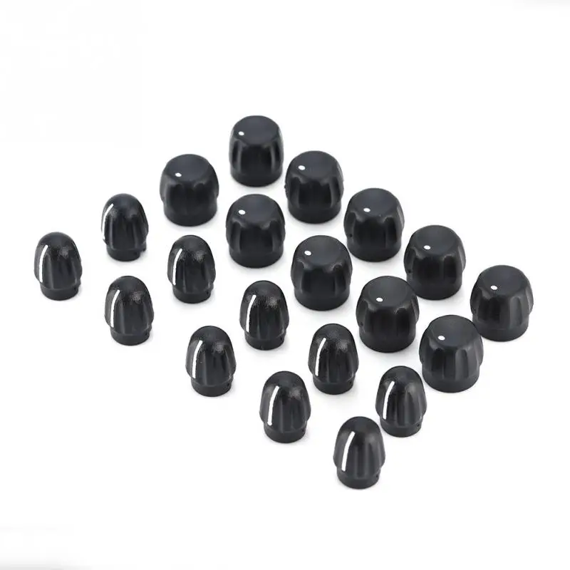 10 Pairs Walkie Talkie Volume Knob and Channel Selector Knob Accessories For MOTOROLA gp328 gp338 ht750 cp040 GP3688 PTX760