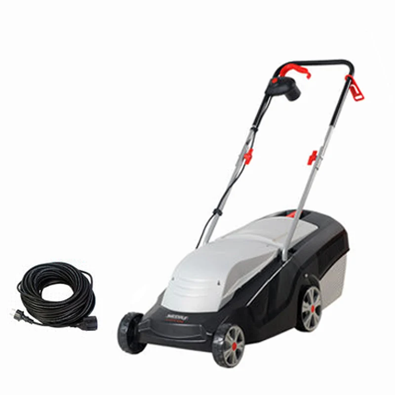 

43L Grass Capacity Rotate Speed 4-gear Adjust Electric Lawn Mower Machine Household Multi-function Hand Push Lawn Weeder Machine