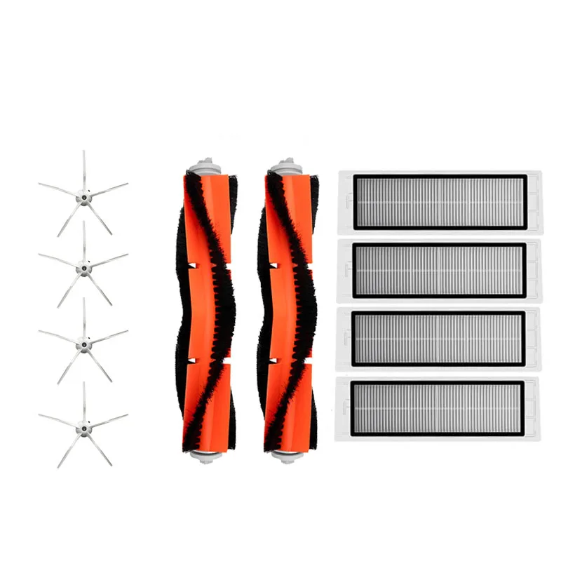 قابل للغسل فرشاة الرئيسي الجانب فرشاة hepa فلتر الهواء ممسحة القماش ل Xiaomi Mijia فراغ 1st 2nd 1S 2S Xiaowa C10 E20 E4 E25 E35 E202-00