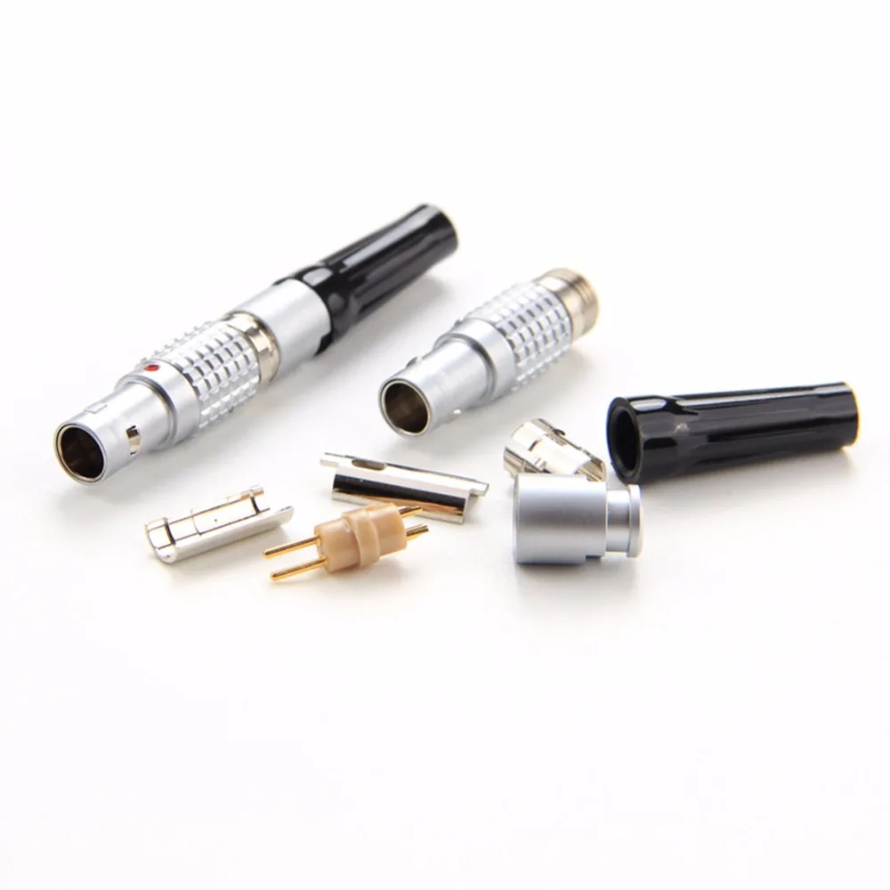 Hochwertiger, 1 Paar vergoldeter Kopfhörerstecker für DIY Utopia Kabelanschlüsse ADAPRER – Detail 1