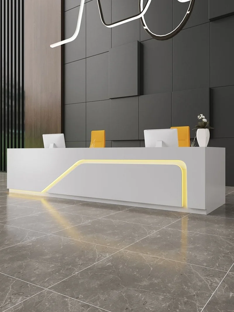 Reception Desk Simple Modern Beauty Salon Cashier Hotel Welcome