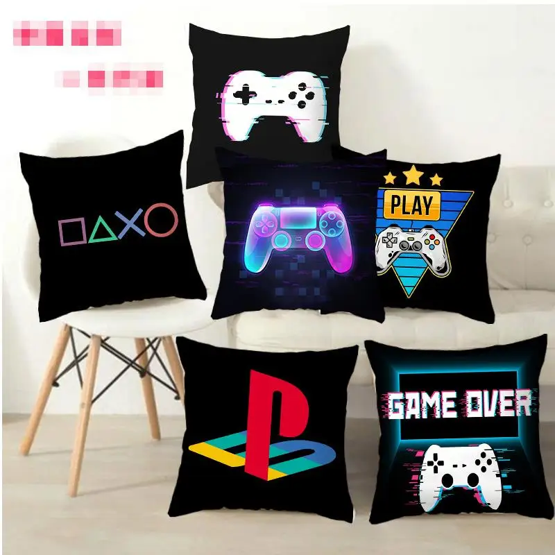 Playstation Cushion Cover Game controller Pillow Cover Pillow Livingroom Decorative Throw Pillows For Sofa Pillowcase