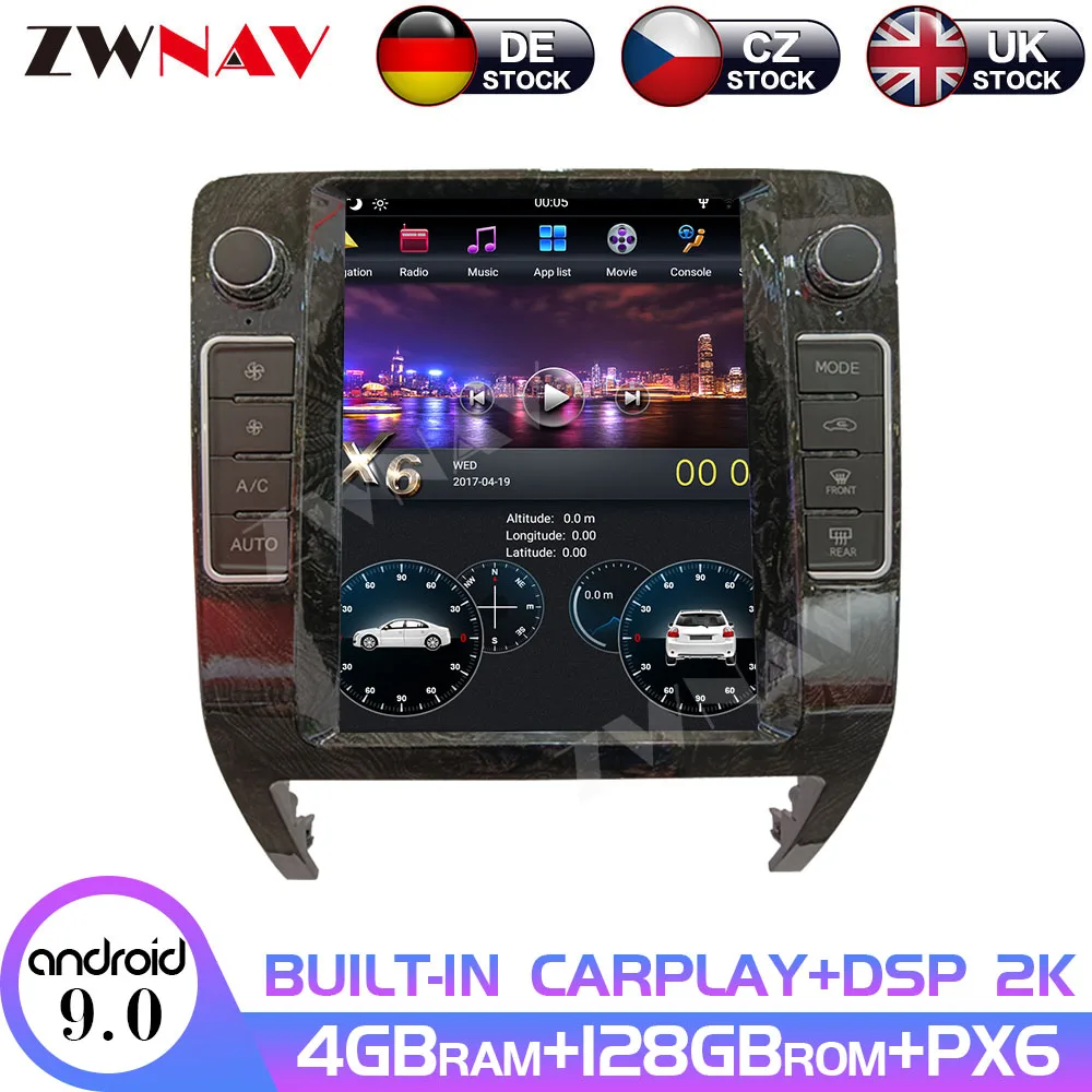 Android 9.0 4+128GB IPS HD Screen For Toyota Crown 1995-1998 Car Multimedia Player GPS Navigation Radio Audio Stereo DSP Carpla