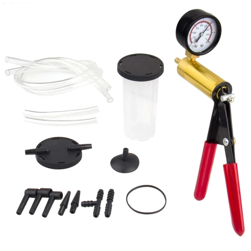 Hand Held Vacuum Pump Tester Brake Bleeder Kit Portable Bleeding Tools for Car B88