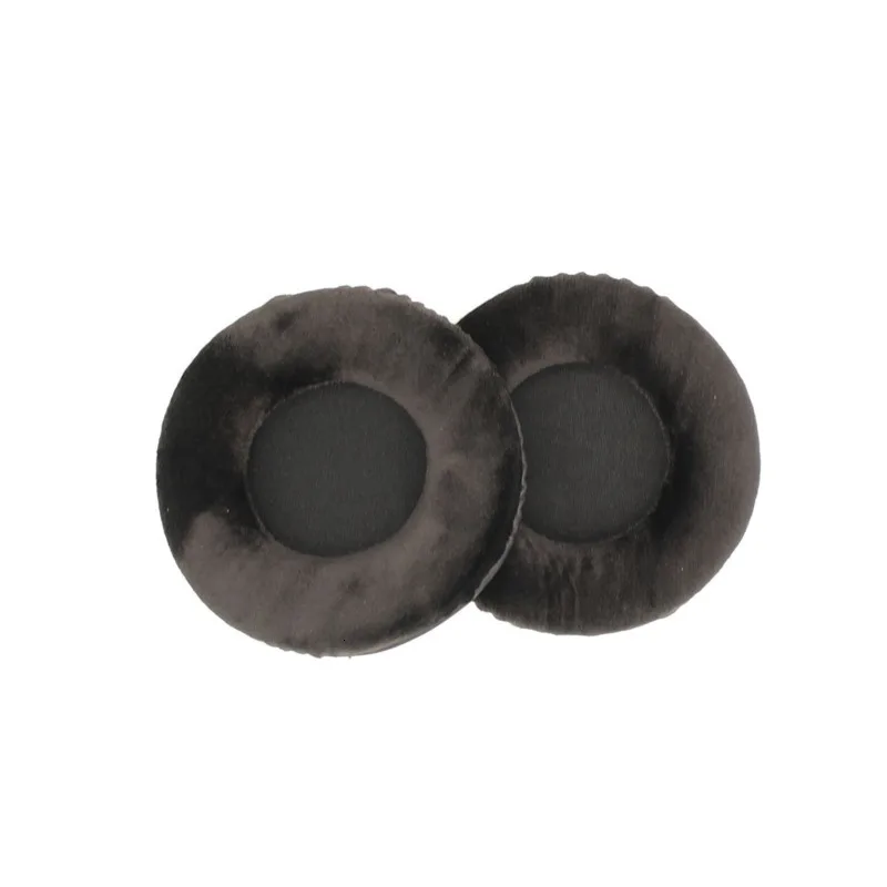 Pair oF High Quality 50mm-110mm Universal Ear Pads For All Earphone Set Flannel Earpads Comfortable accessories Durable Black