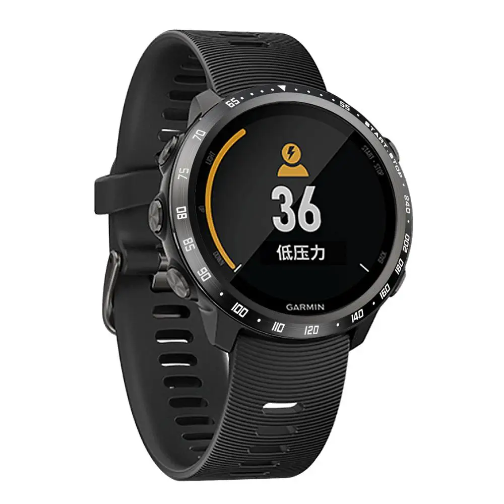 Рамка для часов с кольцом-ободком для Garmin Forerunner 645, музыкальный ободк, чехол для стайлинга, защитный корпус из нержавеющей стали для 645