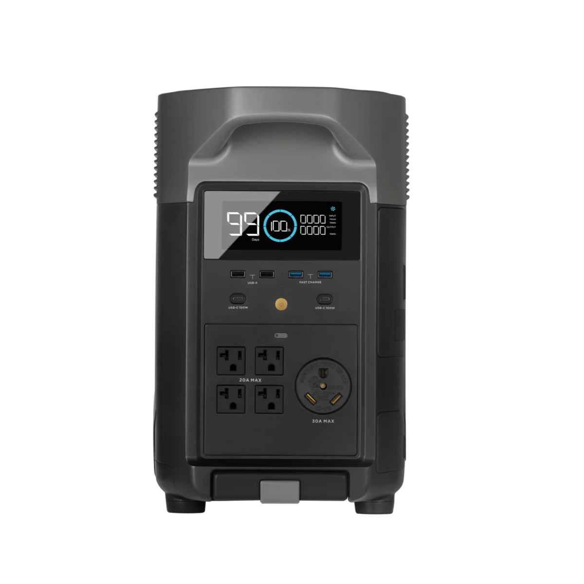 ECOFLOW DELTA Pro Power Station 3600W Outdoor Camping RV Backup Lithium Battery AC Output Fully Charge in 1.8 Hours