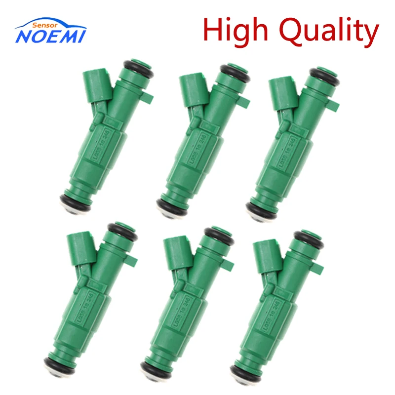 YAOPEI 6Pcs 35310-2E100 353102E100 Fuel Injector Nozzle For Hyundai Elantra 2011-2014 1.8L L4 Car Engine