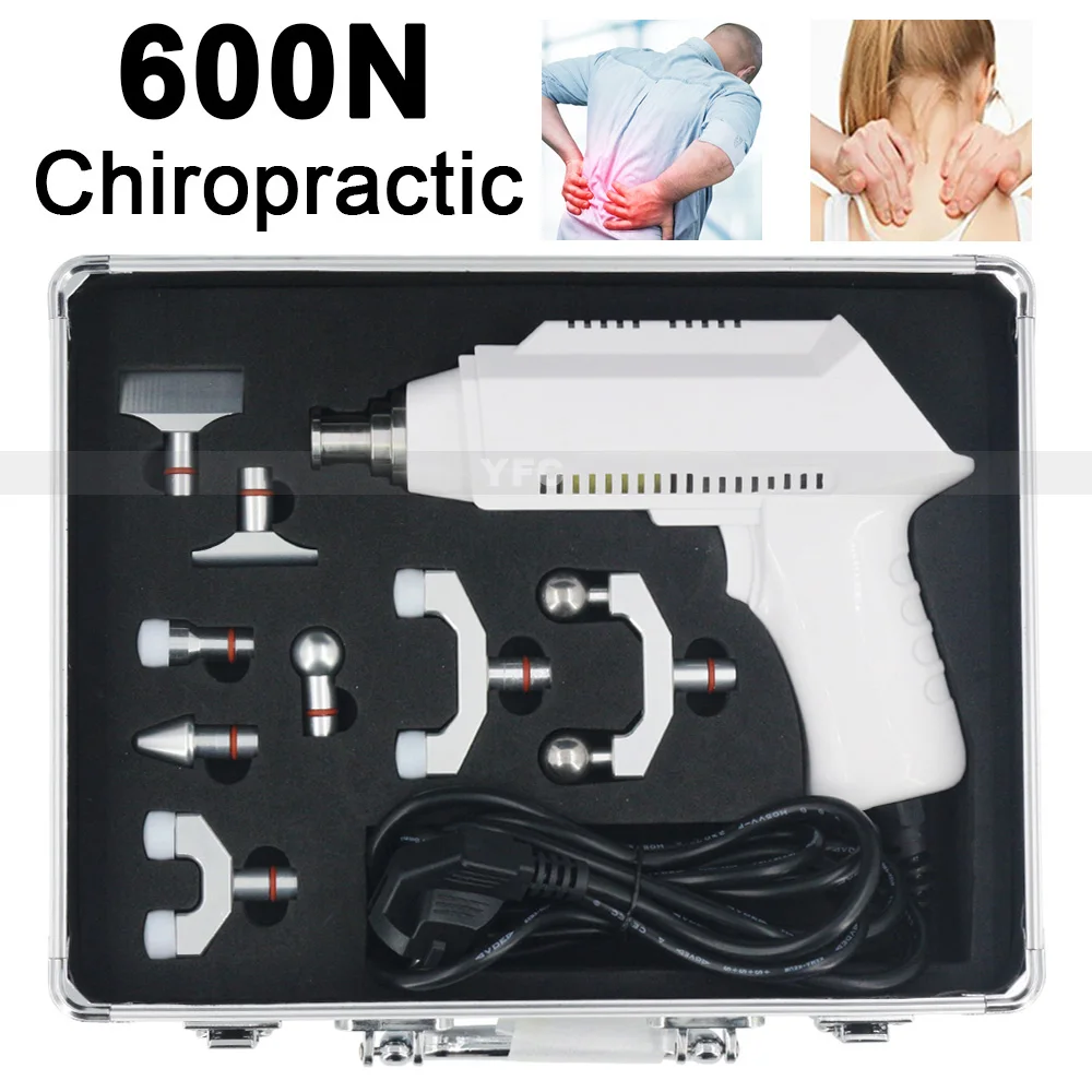 Electric Chiropractic adjusting Tool 600N Adjustable intensity Spine Correction Gun Cervical Massage Toola instrument