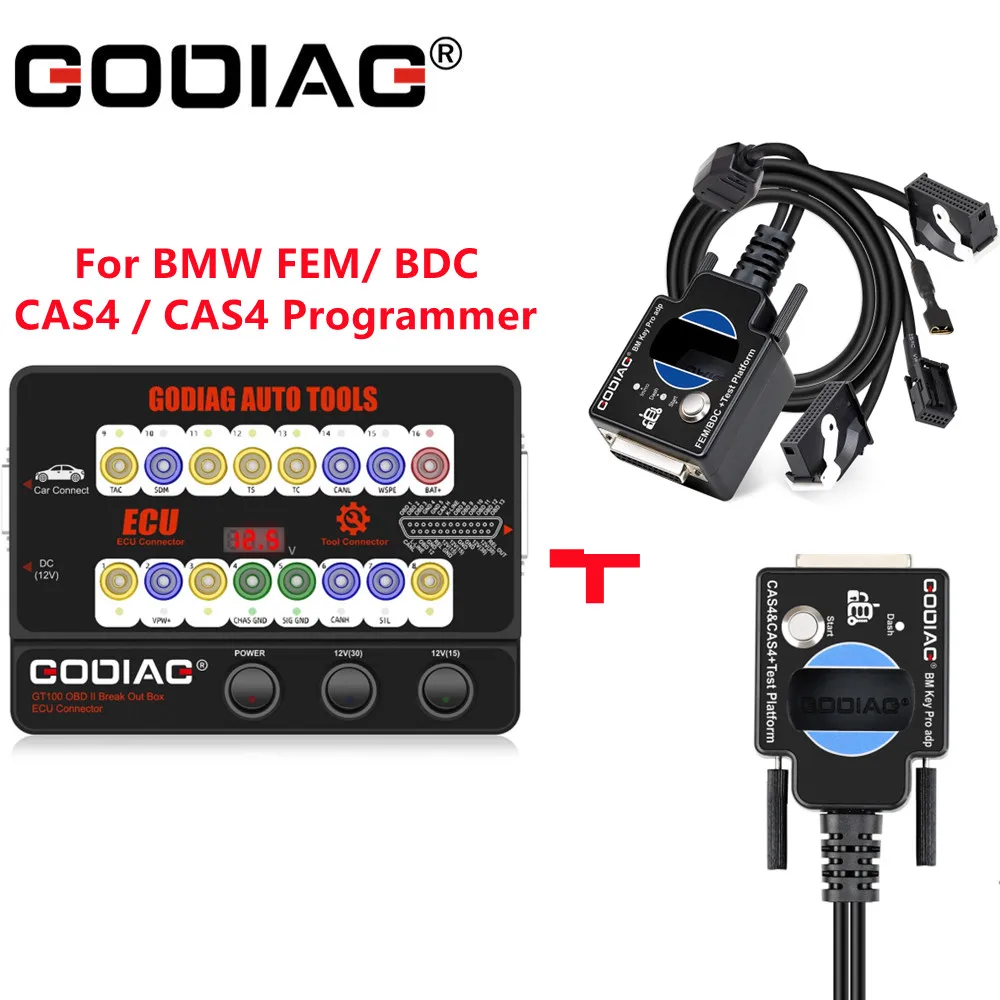 

GODIAG GT100 OBD II Break Out Box Test Platform for BMW FEM/ BDC/CAS4 / CAS4+ Programming ECU Diagnostic Tool