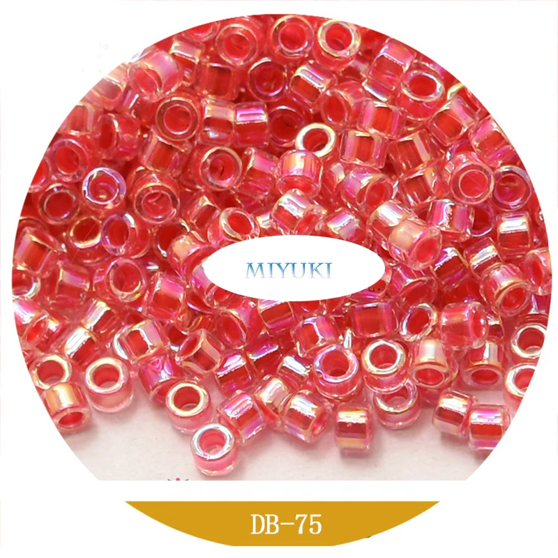 Japanese Imported Handmade Miyuki Glass Beads 1.6mm Transparent Magic Series 5G Pack Beads for Jewelry Making