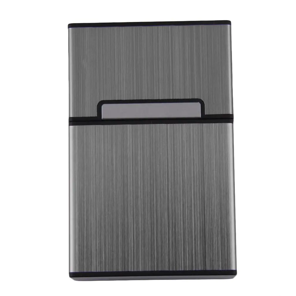 Cigar Storage Container 20 Sticks Metal Cigarette Case Smoking Accessories Men Gift Fashion CreativeTobacco Holder Pocket Box